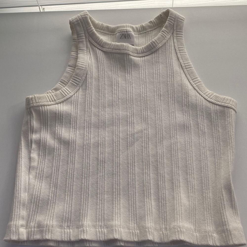 Zara white tank